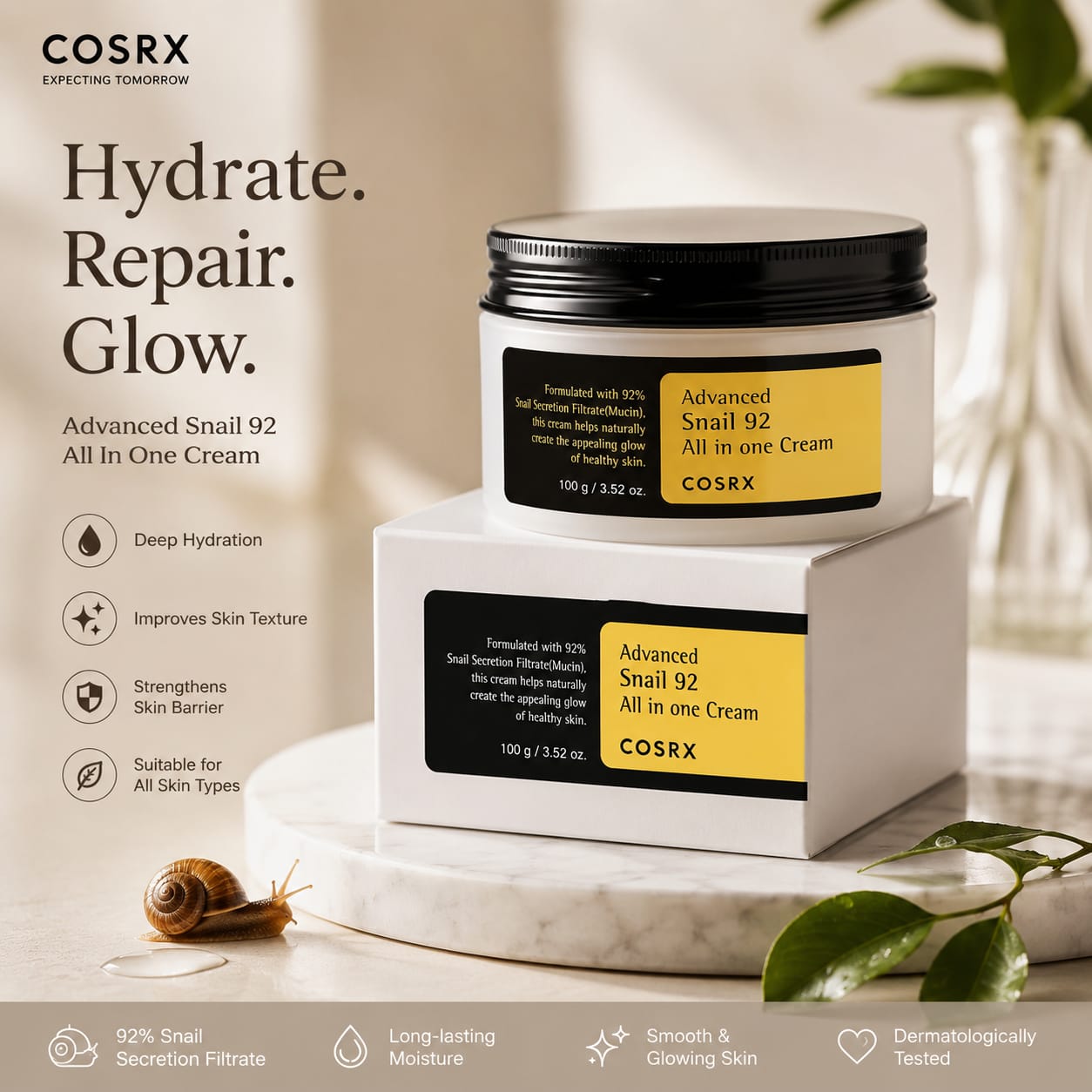 WhatsApp Image 2026-06-22 at 10.03.11 PM COSRX Advanced Snail 92 All In One Cream - Image 1